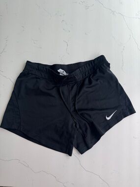 Nike Embroidered Black Shorts
